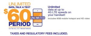 MetroPCS unlimited data plan