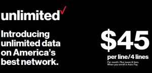 Verizon Unlimited Data Plan