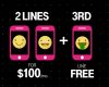 T-Mobile 3rd Line Free Offer