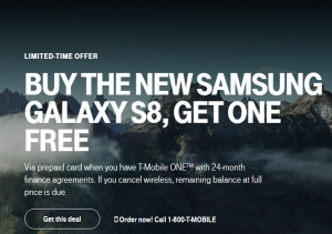 T-Mobile BOGO Samsung Galaxy S8 or S8+